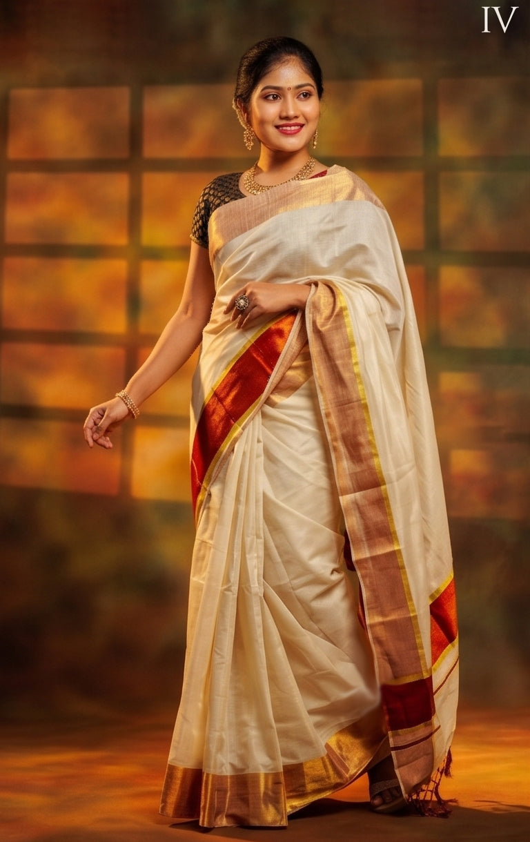 KS-1245 KASAVU SAREE 6.25 MTR