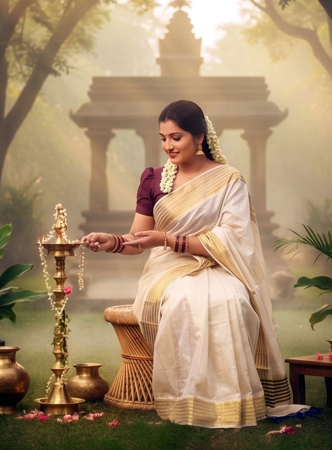 KS-1418 GOLD TISSUE SAREE 6.25 MTR