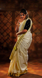 KS-1276 KASAVU SAREE 6.25 MTR