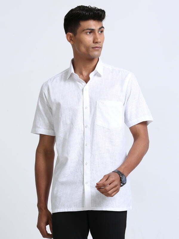 Mono Premium White Shirt Half Sleeve Buy 2 @ 949