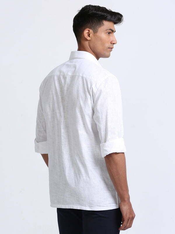 Mono Premium White Shirt Full Sleeve Buy 2 @ 1049