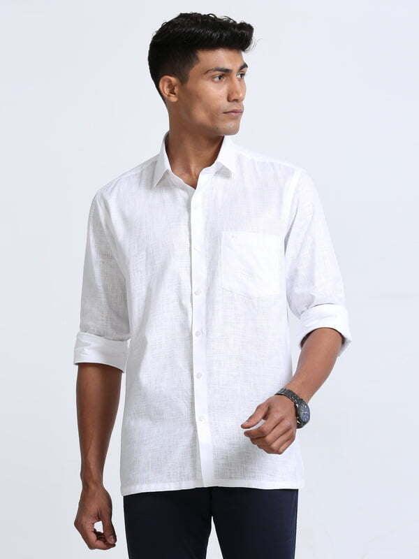 Mono Premium White Shirt Full Sleeve Buy 2 @ 1049