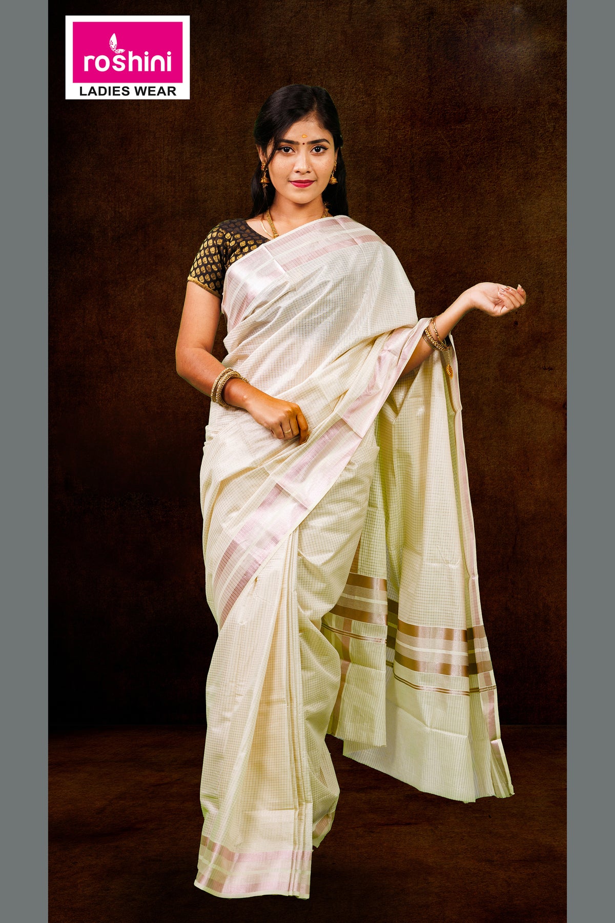 KS-1221 KASAVU SAREE 6.25 MTR