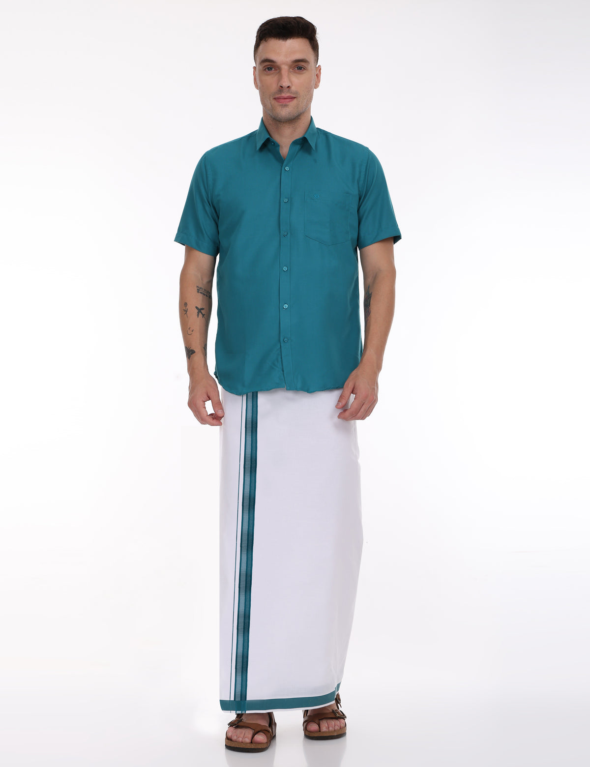 Peacock  Cool Club Half Sleeve Single Set - 31010