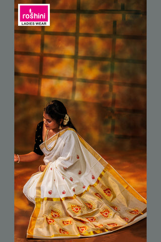 KS-1195 KASAVU SAREE 6.25 MTR