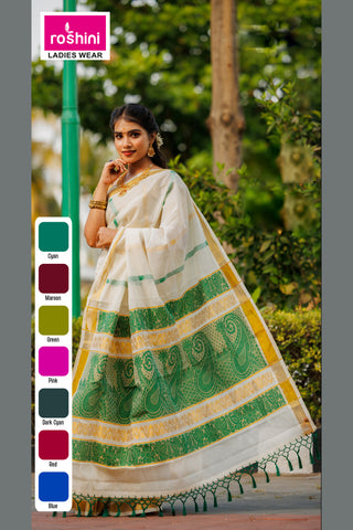 KS-1168 KASAVU SAREE 6.25 MTR