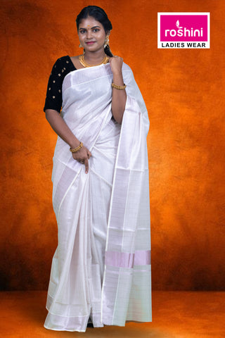KS-1309 ROSE TISSUE SAREE 6.25 MTR