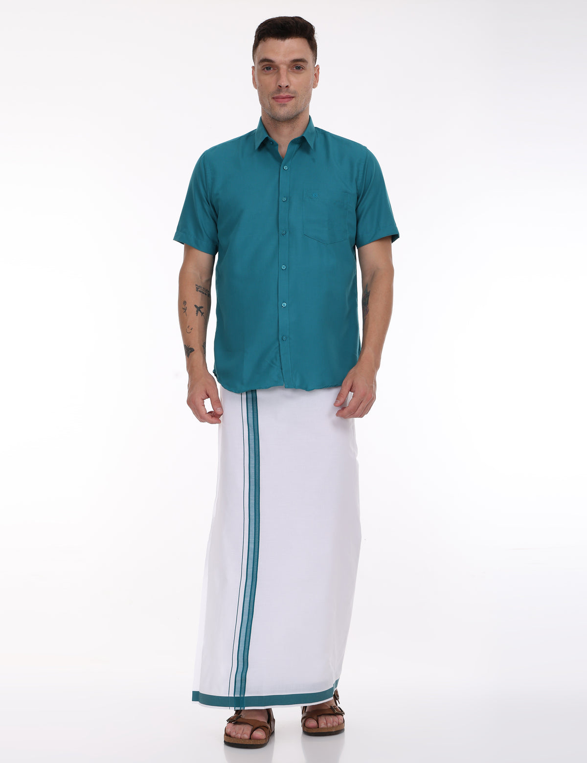 Peacock  Cool Club Half Sleeve Single Set - 31010