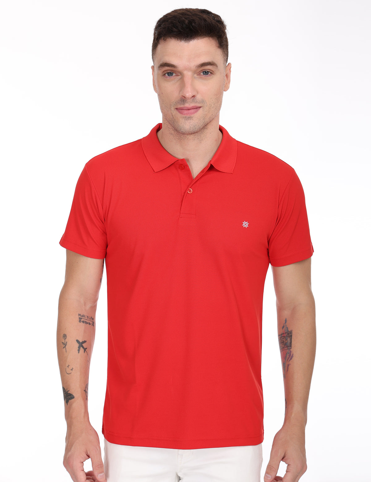 Zest Red Color T Shirt - 53008