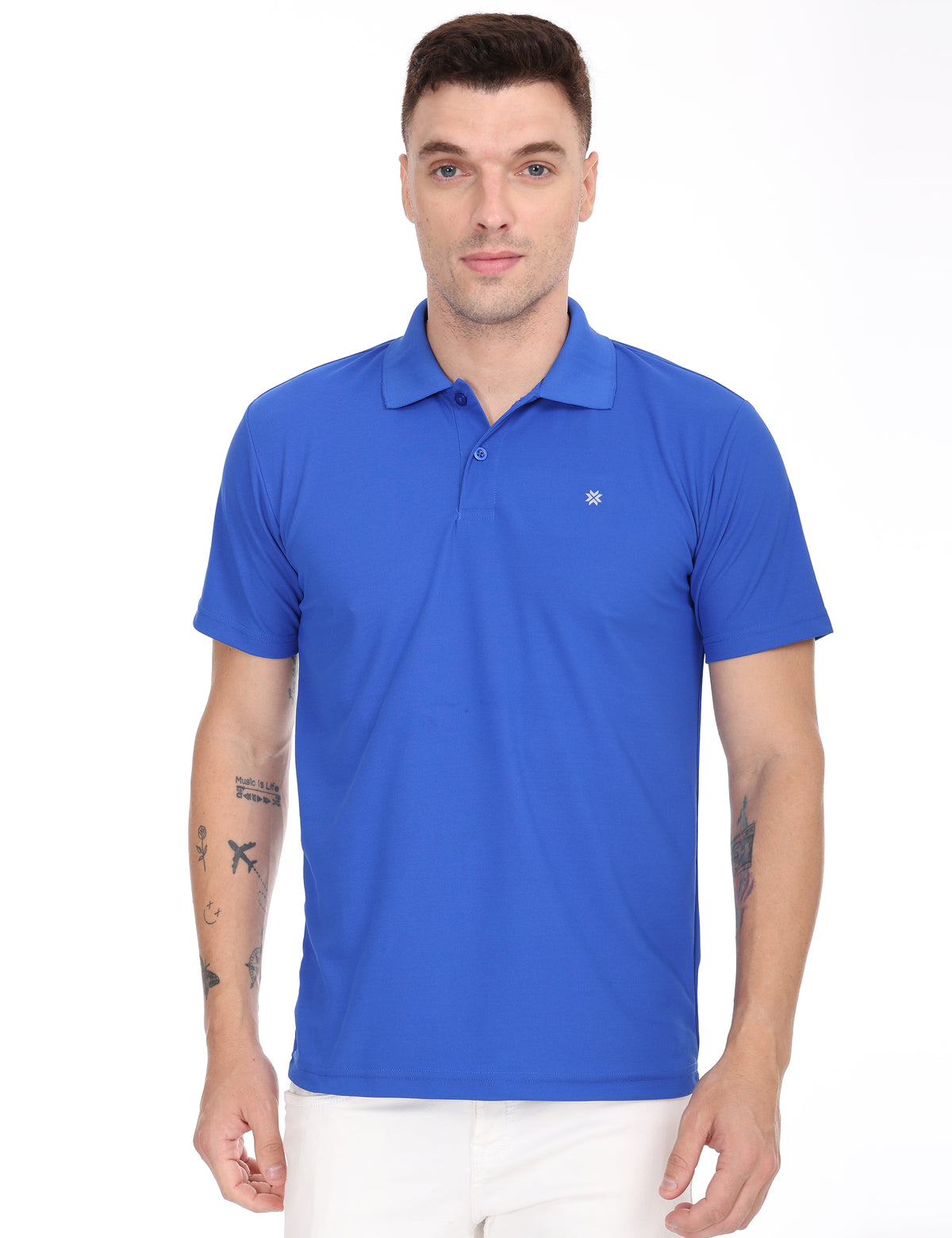 Zest Royal Blue Color T Shirt - 53004