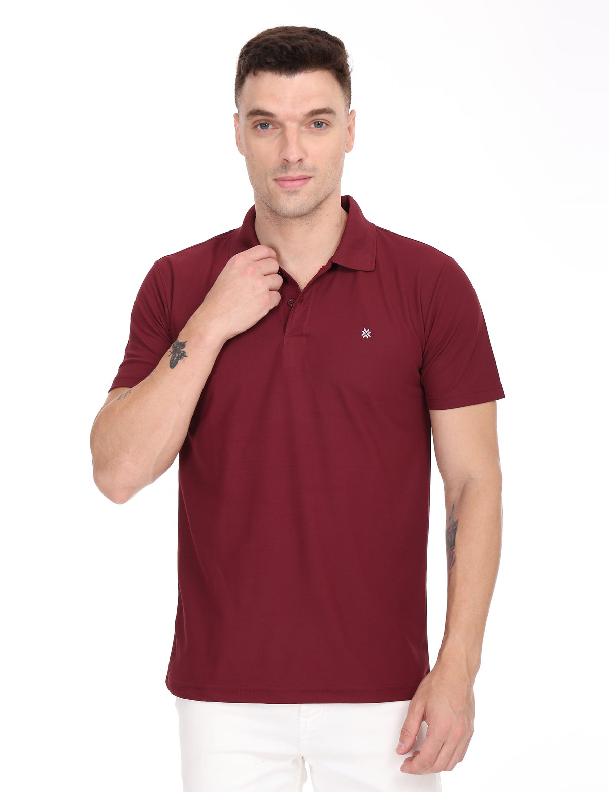 Zest Maroon Color T Shirt - 53005