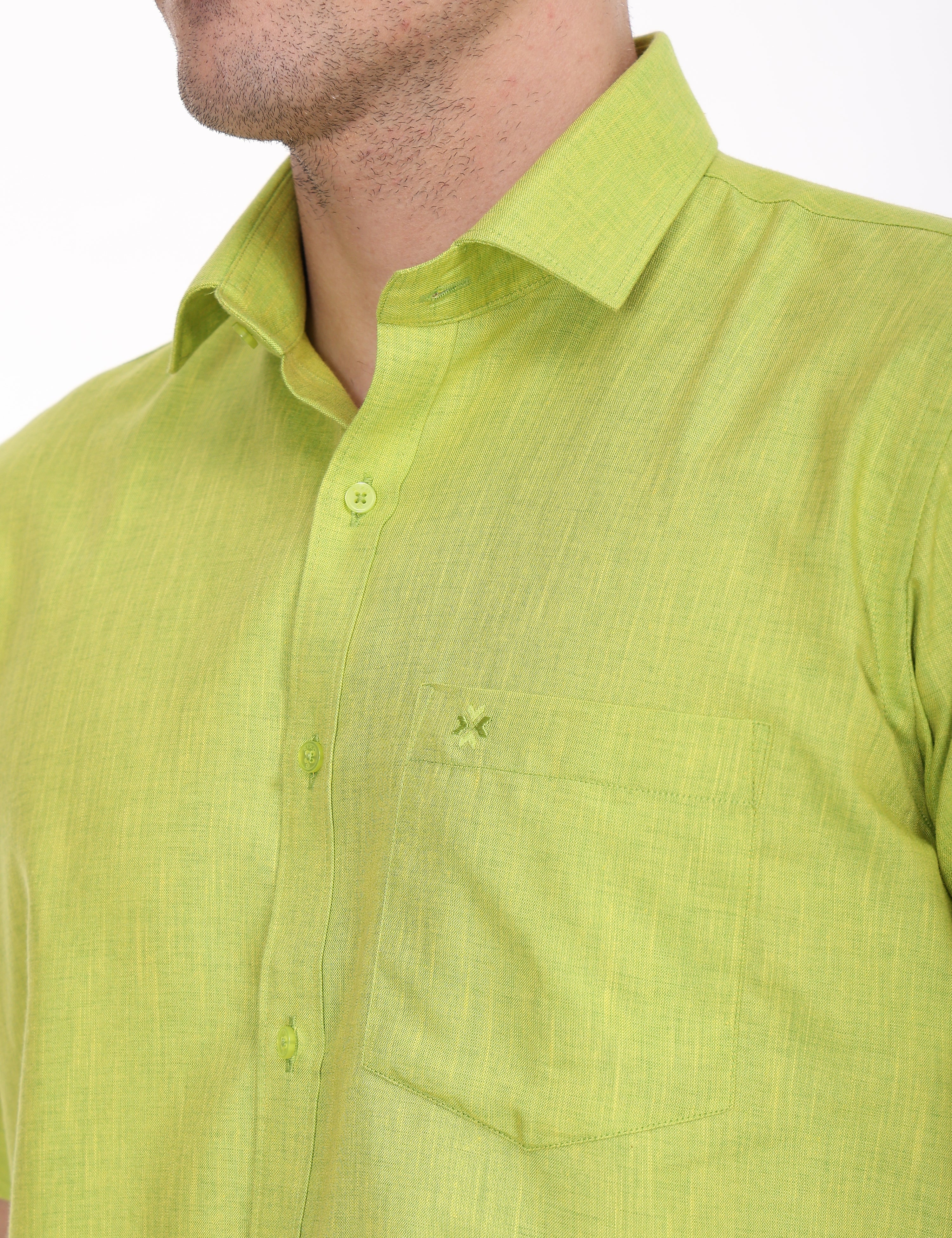 LINSEED Cotton Colour Shirt Half Sleeve - 17001