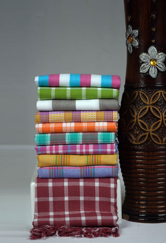 CHALLENGING PRICE RIXO BATH TOWEL COTTON 29 X 58 - CBT-03 RX  ASSORTED COLOURS