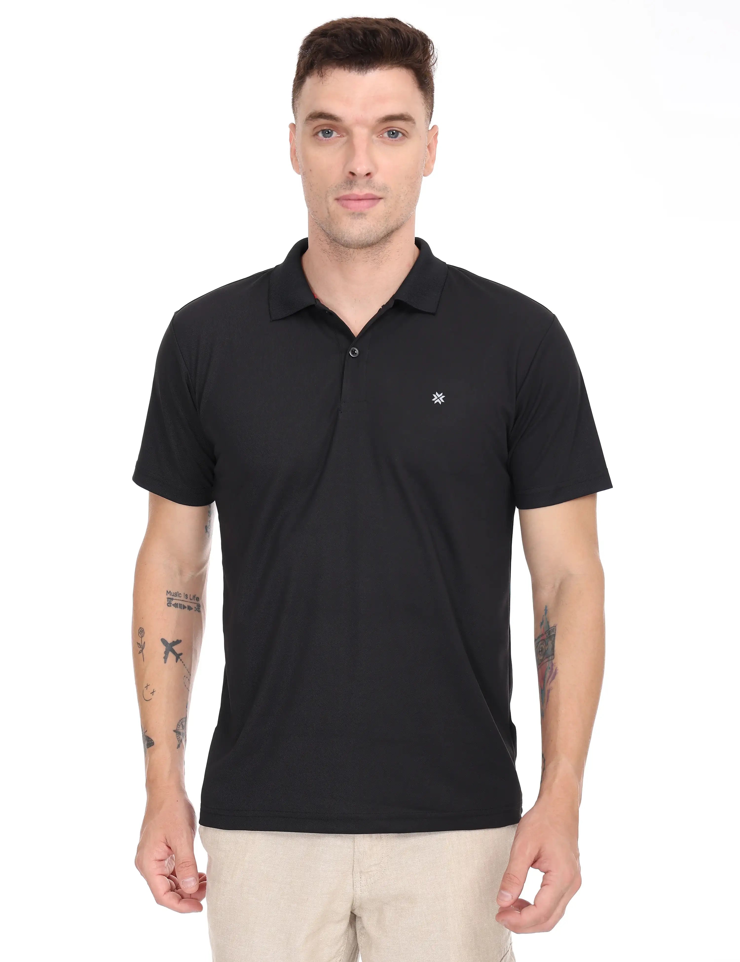 Black-colour-t-shirt