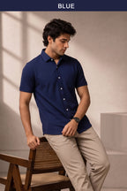 3 Pcs Combo Half Sleeve Lycra Shirts - size 40-