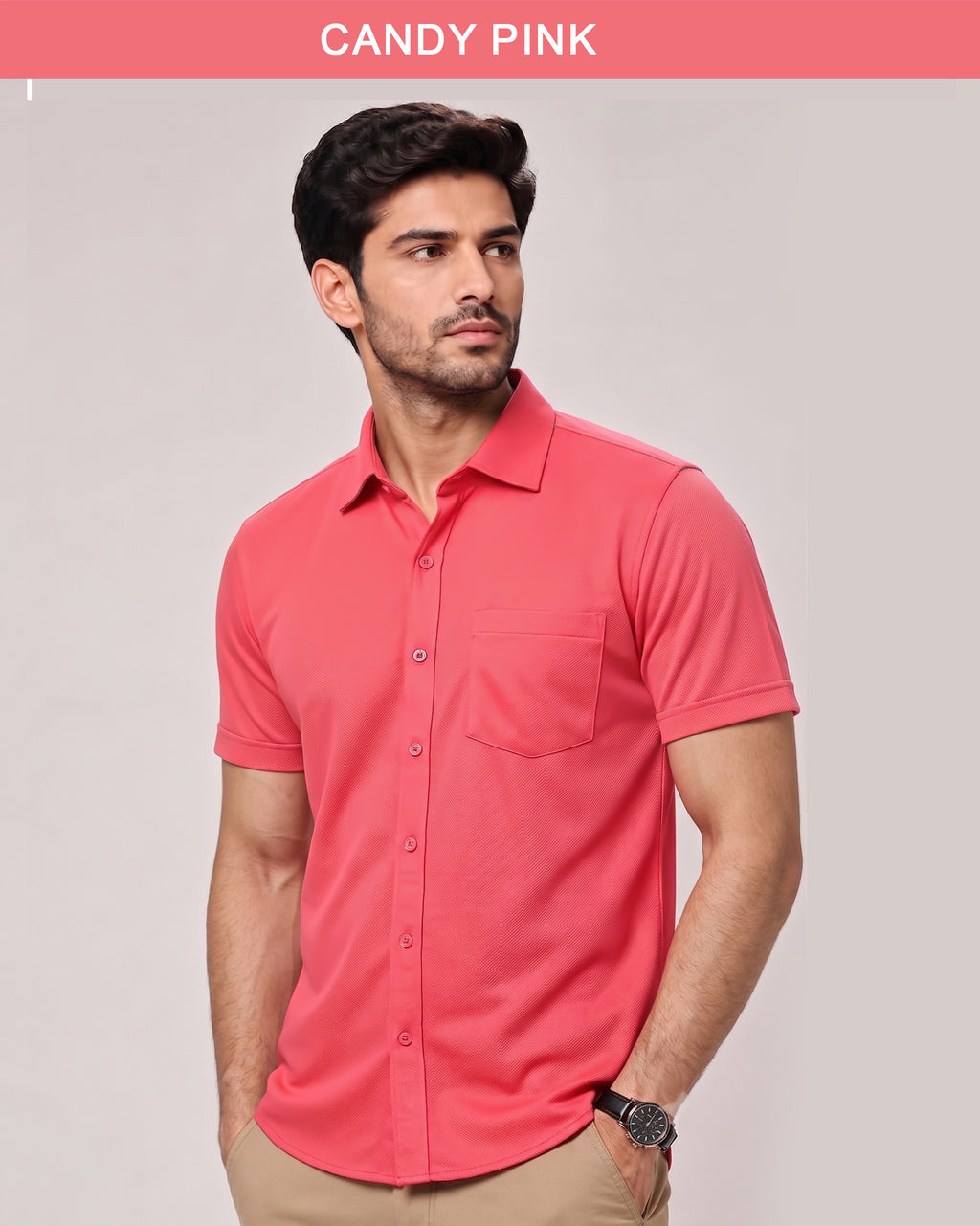 3 Pcs Combo Half Sleeve Shirts - size 38
