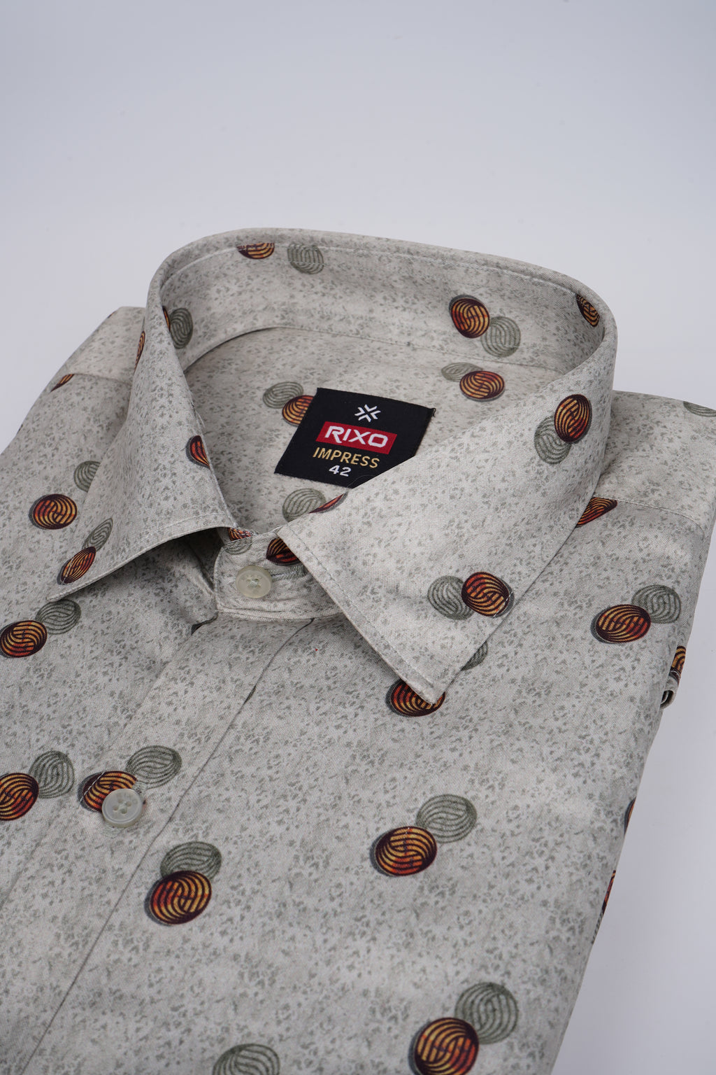 Buy 1 get 1 free - Rixo Printed Shirt - 38 Half Sleeve
