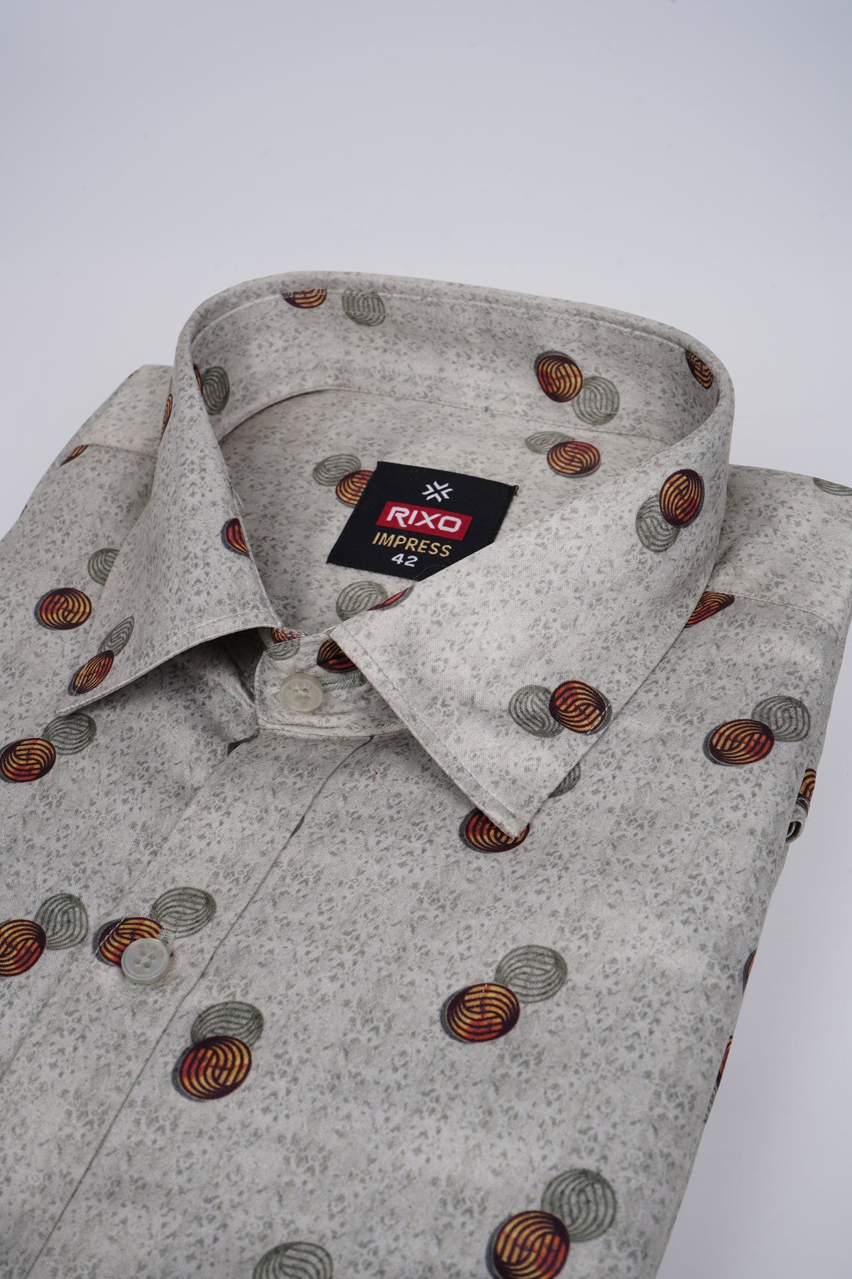 Buy 1 get 1 free - Rixo Printed Shirt - 38 Half Sleeve