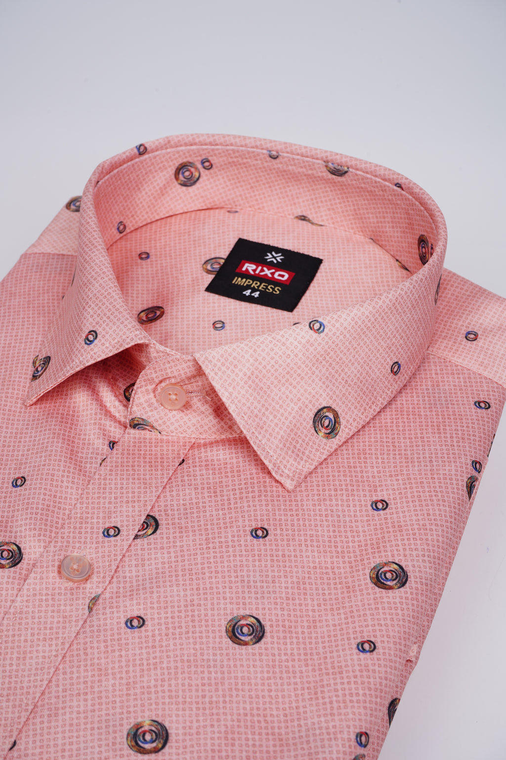 Buy 1 get 1 free - Rixo Printed Shirt - 38 Half Sleeve