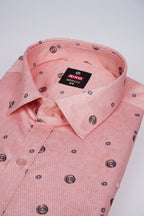 Buy 1 get 1 free - Rixo Printed Shirt -38 Size (Half Sleeve)