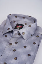 Buy 1 get 1 free - Rixo Printed Shirt -38 Size (Full Sleeve)