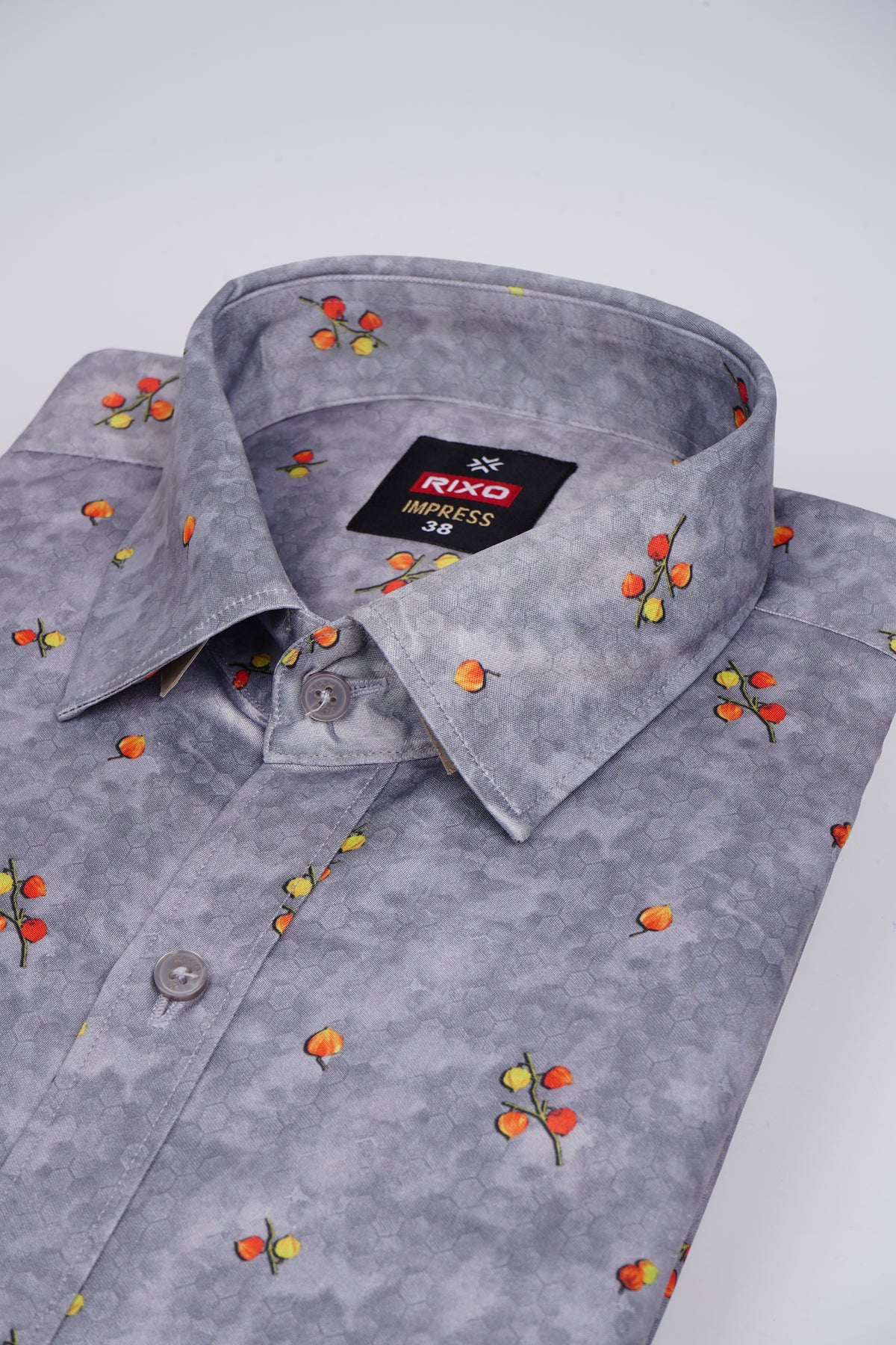 Buy 1 get 1 free - Rixo Printed Shirt -38 Size (Full Sleeve)