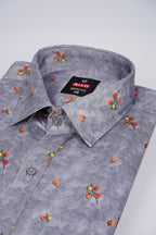 Buy 1 get 1 free - Rixo Printed Shirt -38 Size (Half Sleeve)