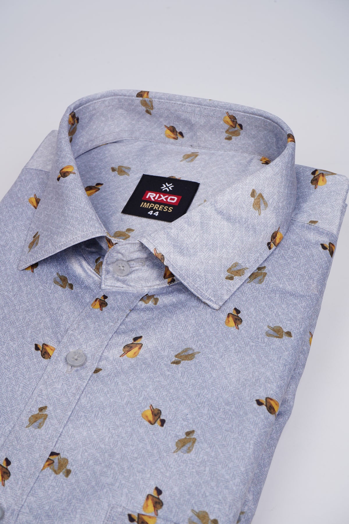 Buy 1 get 1 free - Rixo Printed Shirt -38 Size (Full Sleeve)