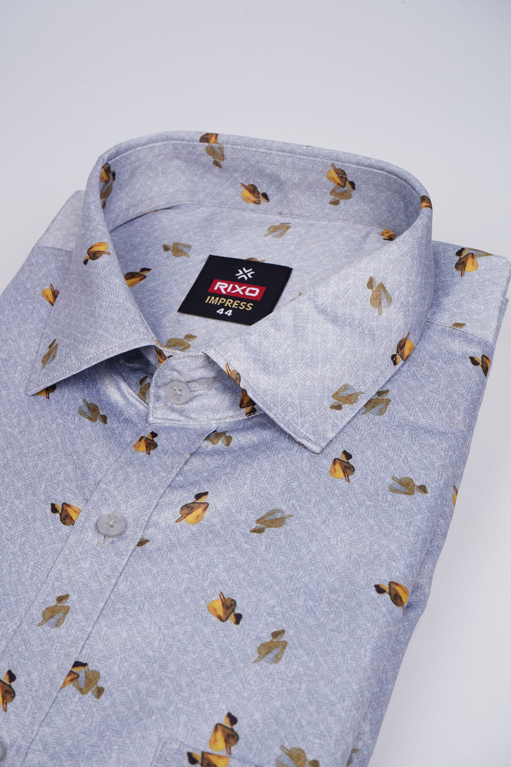 Buy 1 get 1 free - Rixo Printed Shirt -38 Size (Half Sleeve)