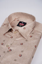 Buy 1 get 1 free - Rixo Printed Shirt -38 Size (Half Sleeve)