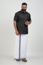 Colour Catch Single Set - Dark Olive Green - 50516