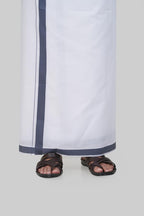 Colour Catch Grey Single Set – Half Sleeve Shirt + Dhoti Set