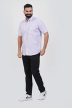 STRACK Men’s Premium Formal Shirt – Lavender – Half Sleeve