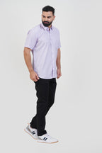 STRACK Men’s Premium Formal Shirt – Lavender – Half Sleeve