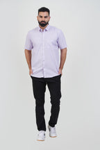 STRACK Men’s Premium Formal Shirt – Lavender – Half Sleeve