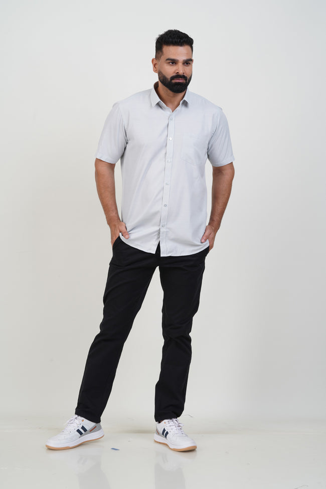 Strack Men’s Premium Formal Shirt – Mint Grey – 77504 Main Image