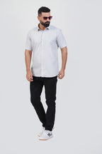 STRACK Men’s Premium Formal Shirt – Pearl White – Half Sleeve