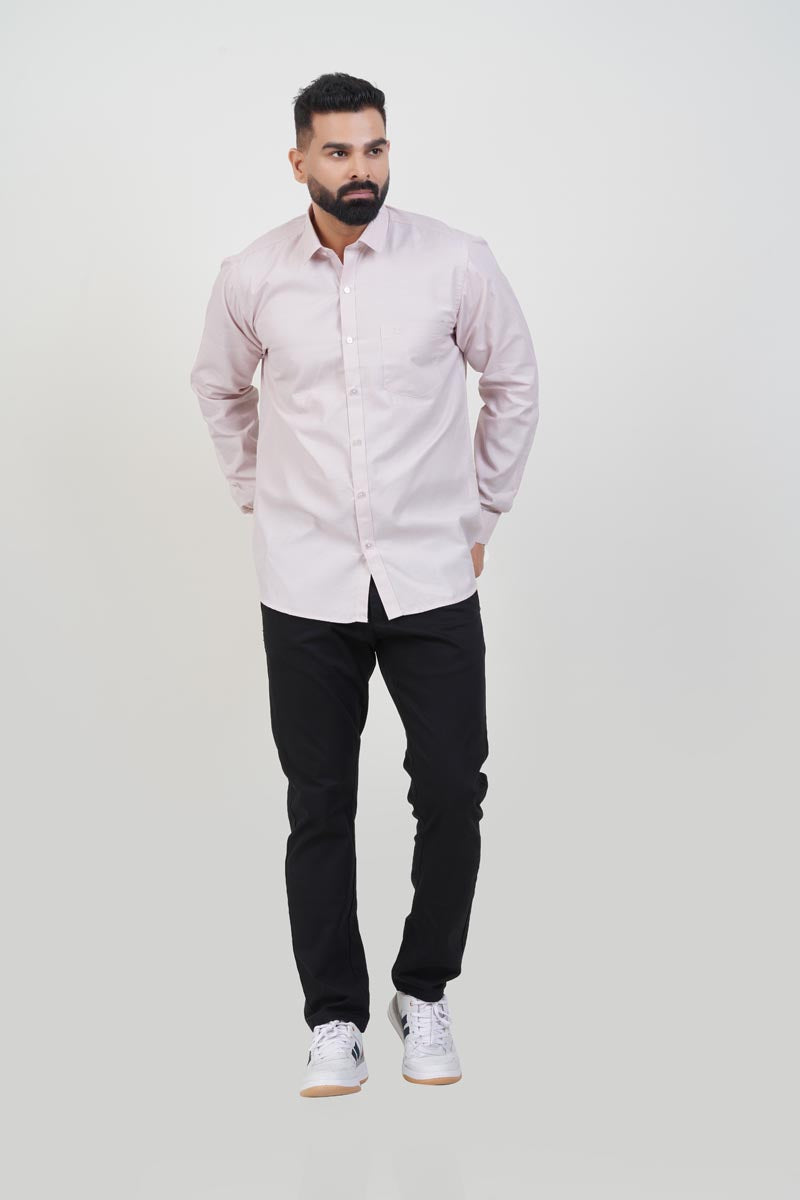 STRACK Men’s Premium Formal Shirt – Light Rose – Full Sleeve