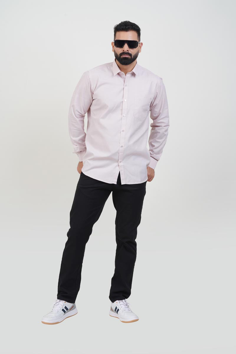 STRACK Men’s Premium Formal Shirt – Light Rose – Full Sleeve