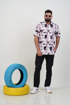 Buy 2 Get 1 Free - Freeco Print Shirt - Half Sleeve - Assorted color