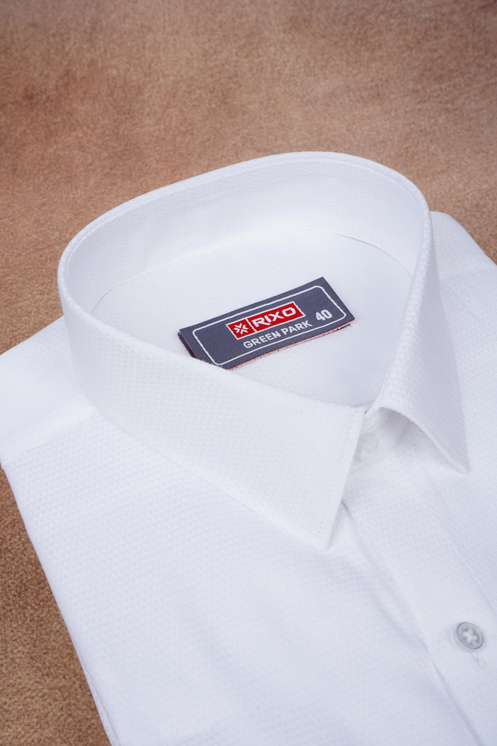 GREEN PARK Men's Premium White Shirt - 3354