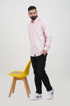 STRACK Men’s Premium Formal Shirt – Light Pink – Full Sleeve