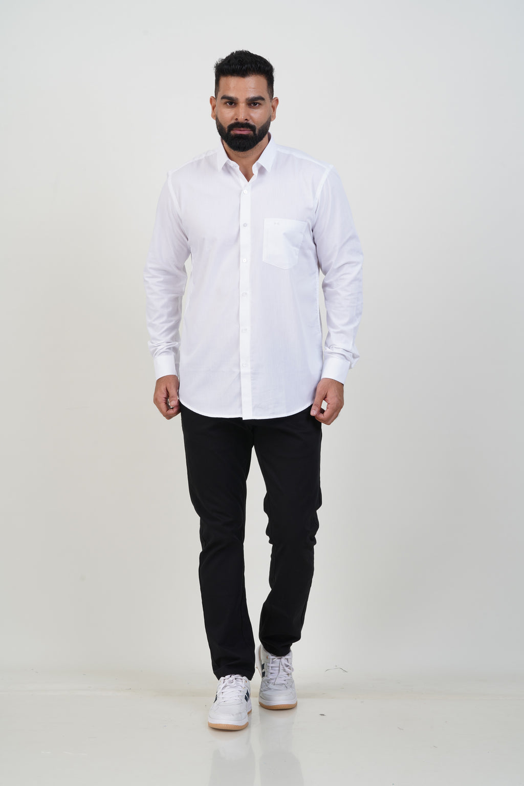 Green Men’s White Shirt