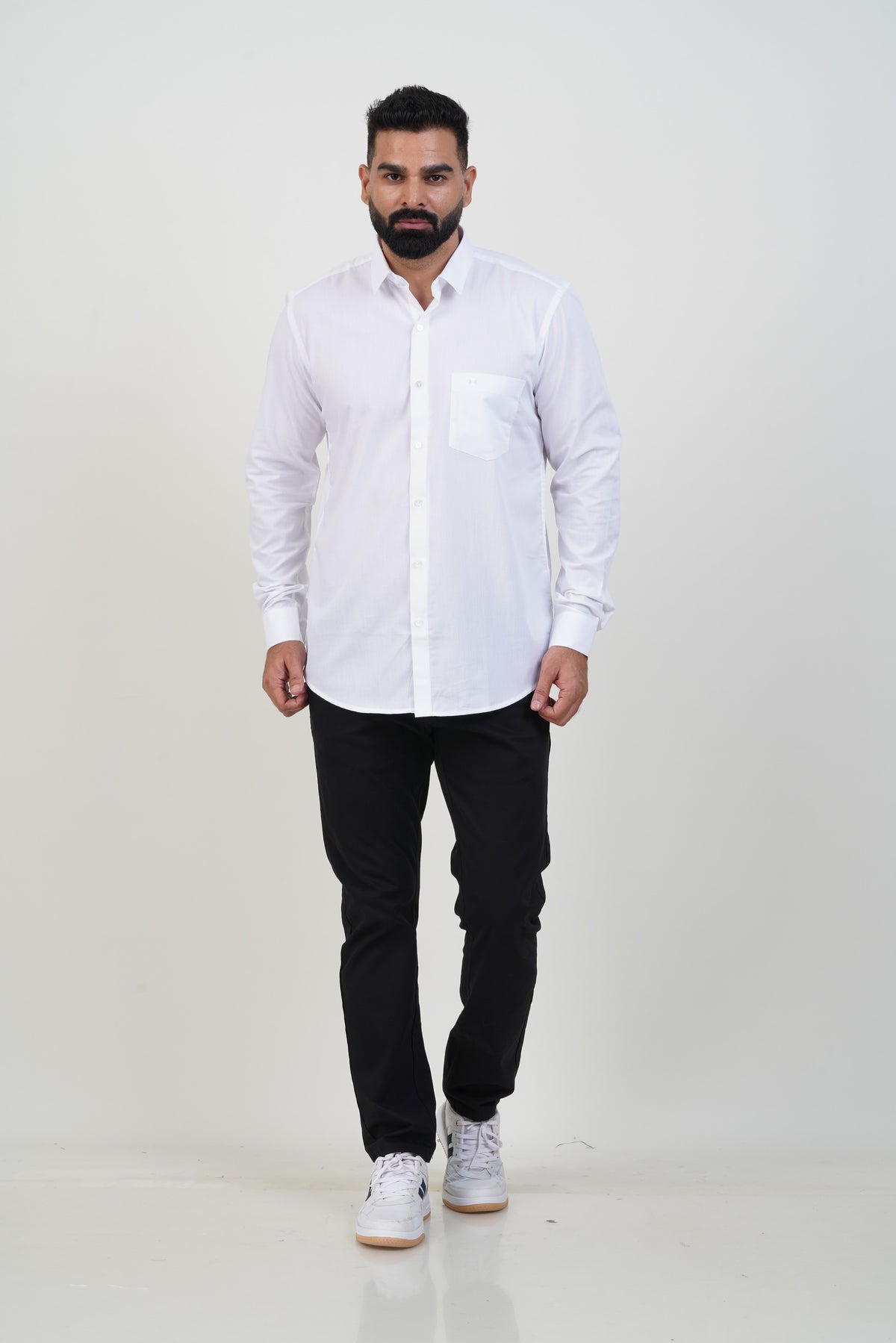 Green Men’s White Shirt