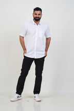 Green Men’s White Shirt