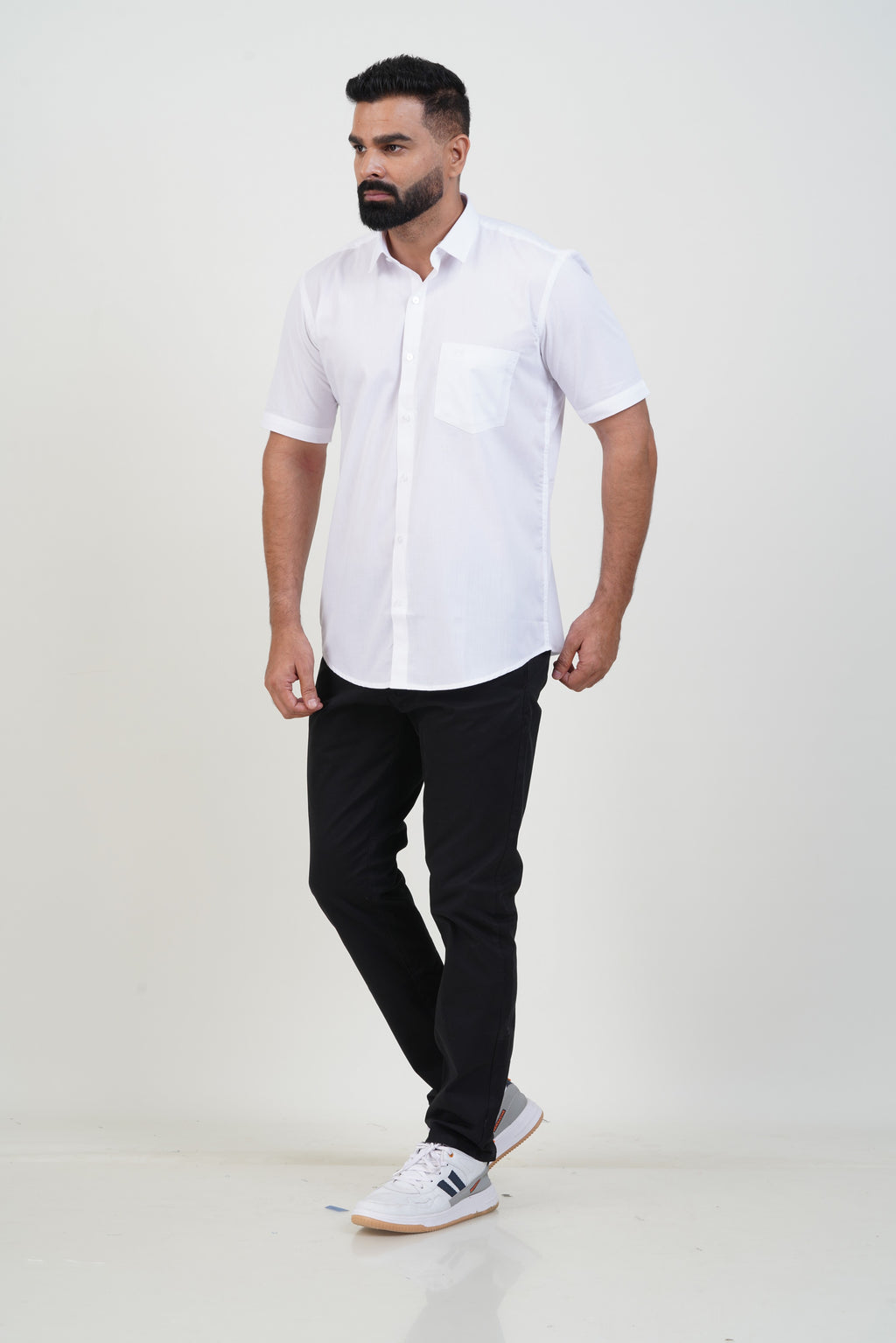 Green Men’s White Shirt
