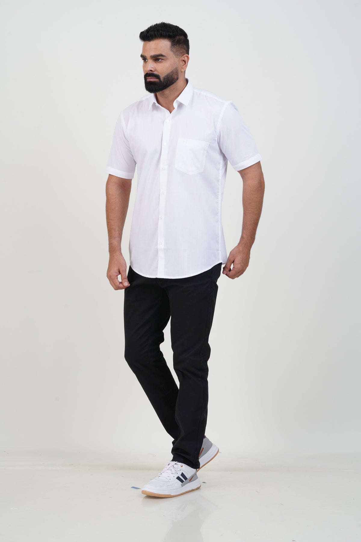 Green Men’s White Shirt