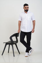 Green Men’s White Shirt