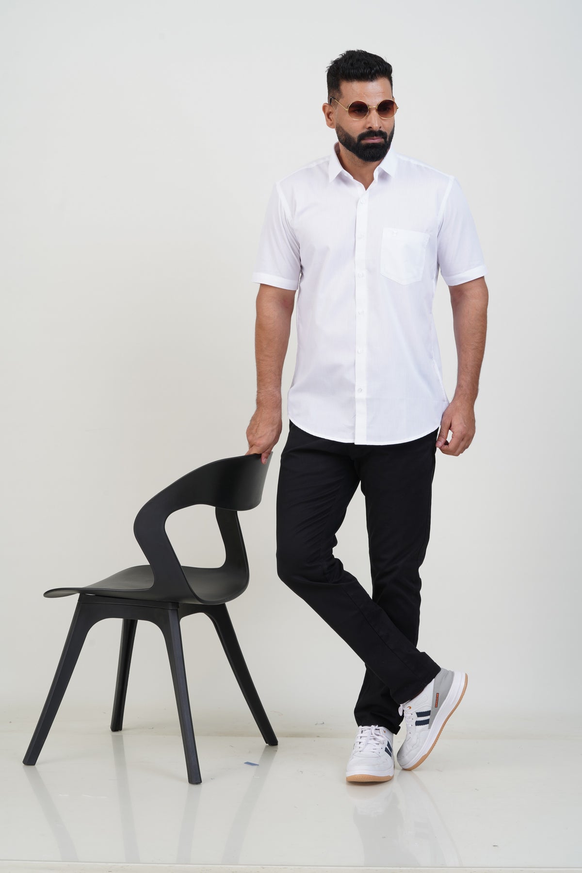 Green Men’s White Shirt