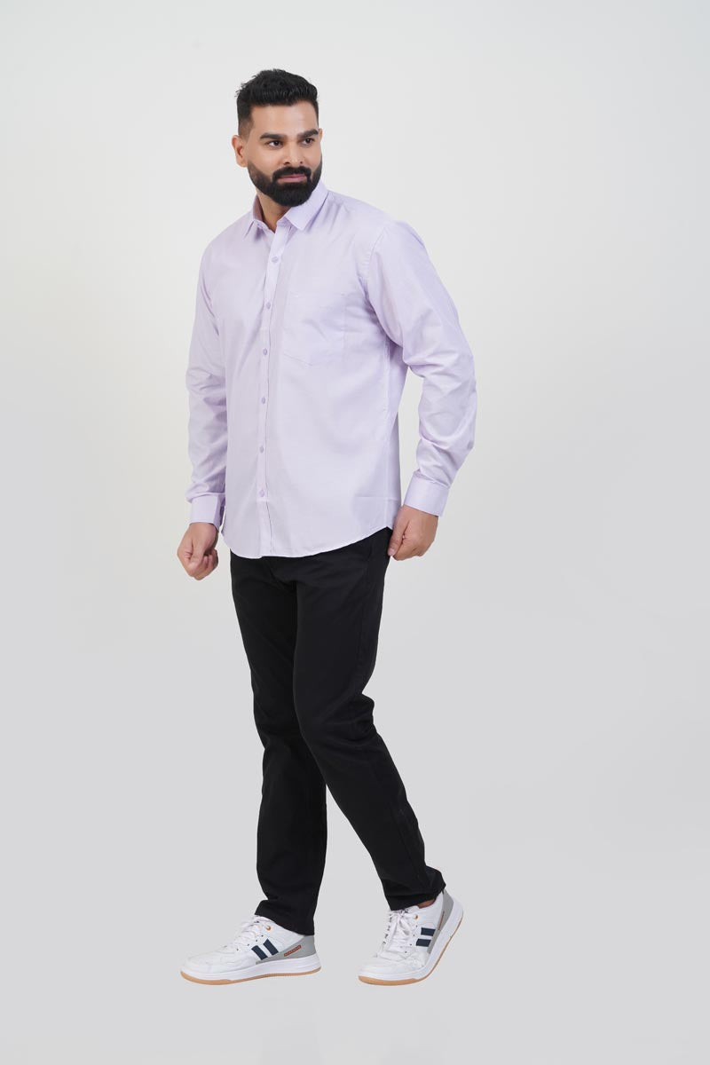 STRACK Men’s Premium Formal Shirt – Lavender – Full Sleeve